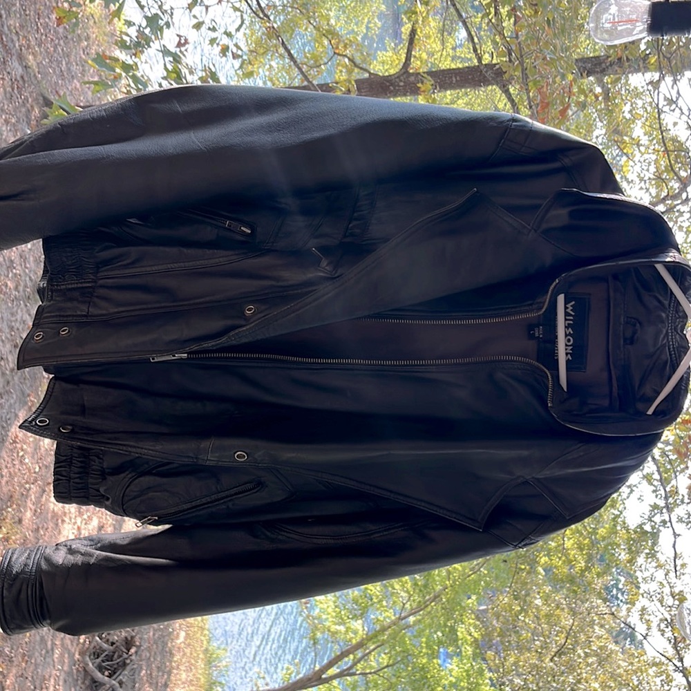 Men's Black Wilson's Leather Jacket